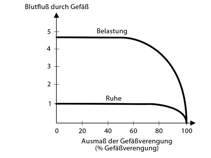 Blutfluß und Gefäverengung